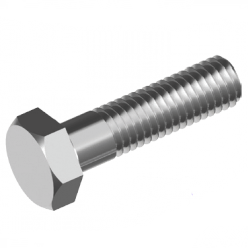 3/8 x  2" UNC 304 Stainless Steel Hex Bolt - Box of 100