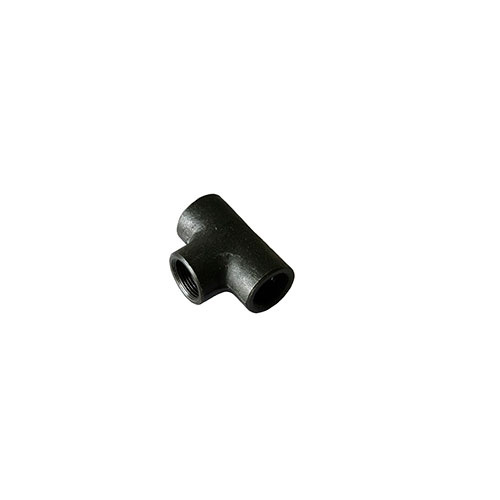 AAP 1" x 3/4" x 89mm Black Steel Reducing Tee ST2520