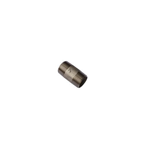 AAP 3/8", 10mm Barrel Nipple BSP 316 Stainless Steel SSBN10