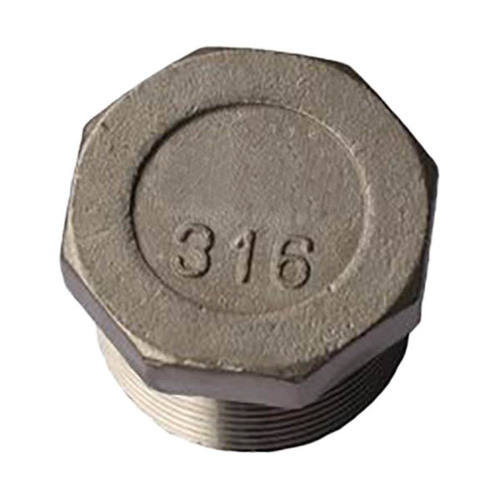 AAP 2-1/2", 65mm Plug BSP 316 Stainless Steel SSP65