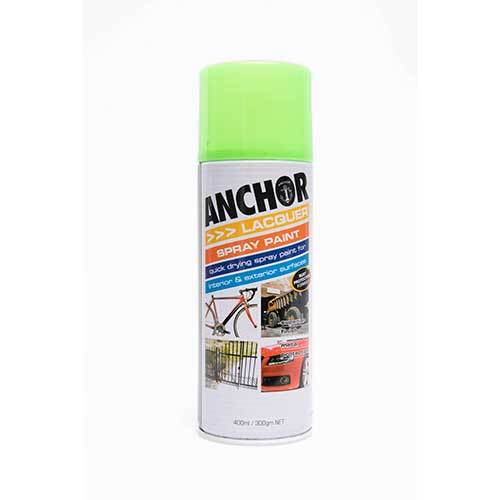 Anchor Fluorescent Green Aerosol Paint 300g