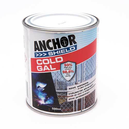 Anchor Shield Paint Cold Galvanising, Zinc Rich 500ml