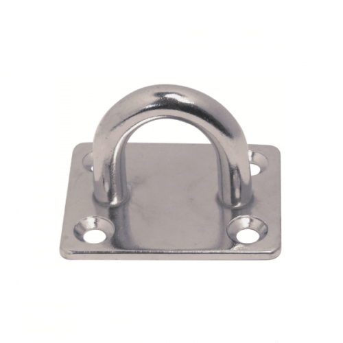 M5 304 Stainless Steel Square Eye Pad - Box of 10