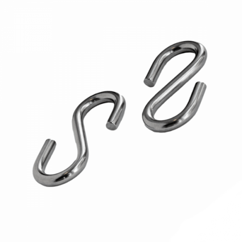 M5 304 Stainless Steel Symmetric S Hook Box of 10