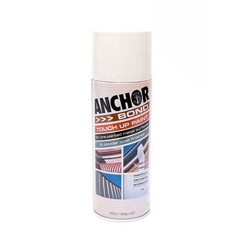 Anchor Bond Acrylic Touch-Up Aerosol Paint  Pearl White  300g