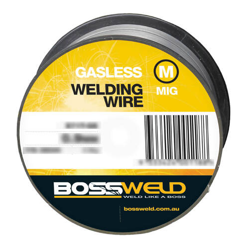 Set of 4 - Bossweld Gasless GS MIG Wire x 0.9mm (4.5kg Spool)