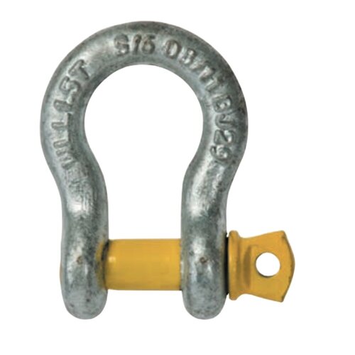 Beaver Screw Pin Anchor Bow Shackle - 63mm x 70mm x 55000kg (55T) WLL