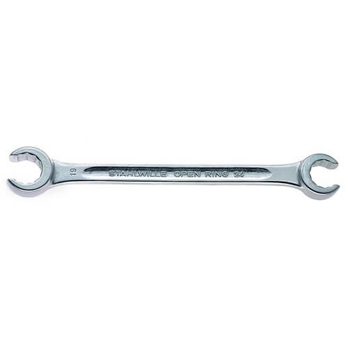Stahlwille Double Open Ended Angled Flare Nut Spanner 5/8"x3/4"AF SW24