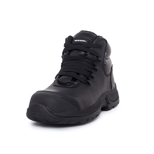 Mack Zero II Lace Up Safety Boots, Black - UK/AUS Size 6