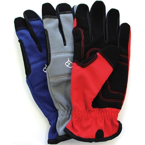Contego Versadex Multi-Purpose  Gloves Grey/Blue/Red, Med  3-Pack