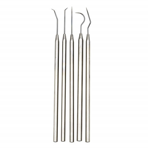Ullman Stainless Steel Hook and Pick Set, 5 Pieces