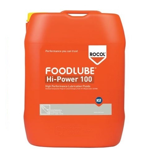 Rocol Foodlube® Hi-Power 100 VG Hydraulic & Airline Oil- - 20L