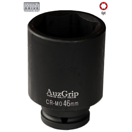 AuzGrip® 3/4'' Square Drive 6 Point Standard Deep Impact Socket 20mm