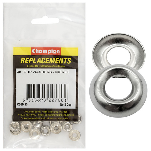 Champion C550-15 Cup Washer 4.2mm - 40/Pack