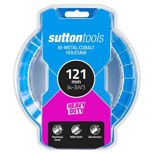 Sutton H1251210 121mm Bi-Metal Cobalt Hole Saw