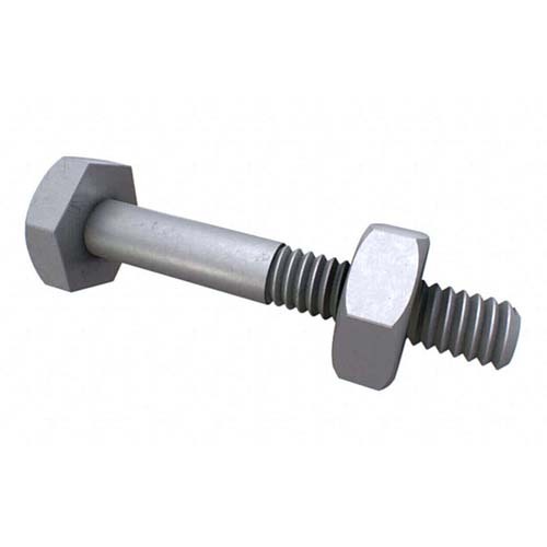 1/2" BSW Hex Bolt & Nut, Hot Dip Galvanised 1-1/2" Pack of 100