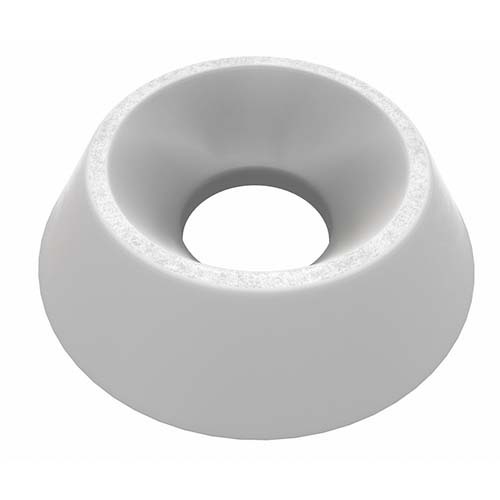 M3 x 9.2 x 1.9mm Cup Washer HEC Natural Nylon - Pack of 200