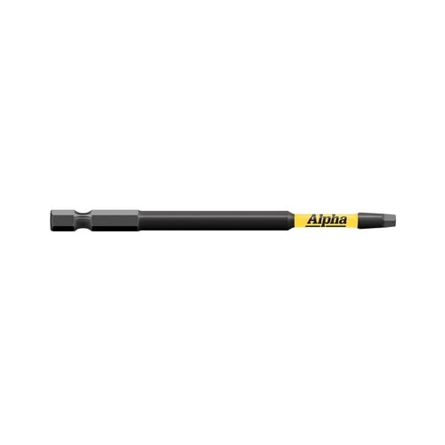 Alpha SQ2 x 100mm Square Thundermax Impact Power Bit Wrapped Pack of 5