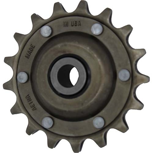 Aetna 5/8" Pitch 17 Tooth x 1/2" ID Single Pitch Idler Sprocket