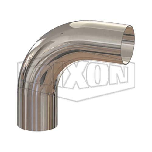 Dixon 1/2" Weld Elbow 90° BioPharm 316 Stainless Steel T2S-050PL