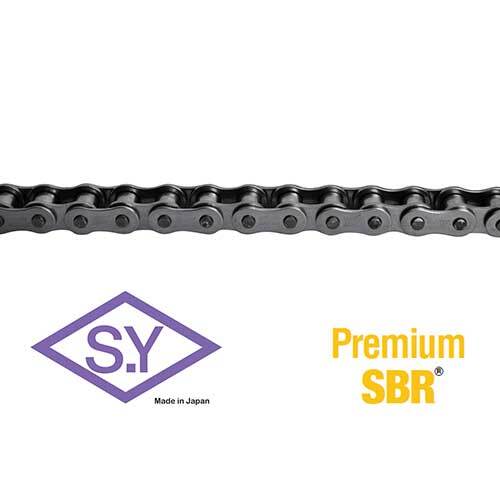 SY 40SS-1 ASA Roller Chain Simplex 1/2" Pitch Stainless - Box of 10 Foot