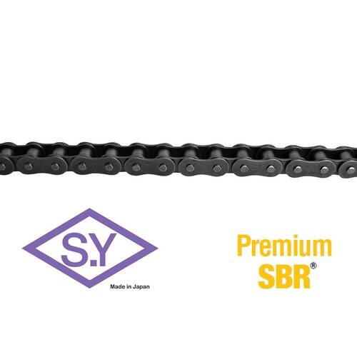 SY 100H ASA Roller Chain Super Heavy Simplex 1-1/4" Pitch - Box of 10 Foot