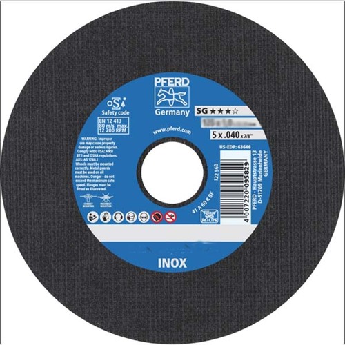 Pferd Extra Slim Cut-Off Wheel SG Inox Stainless Steel 150 x 1.6mm - Pack of 25