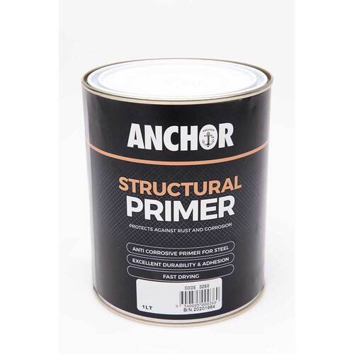 Anchor Industrial Structural Primer Paint Red 1L