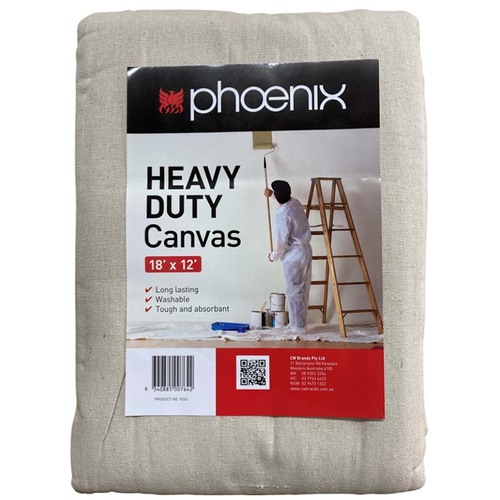 Phoenix Heavy Duty Canvas Drop Sheet - 18 x 12ft