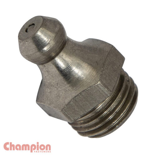 Champion SSCN200 Grease Nipple M10 x 1mm Straight 316/A4 - 25/Pack