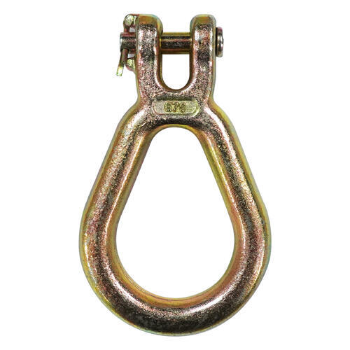 Austlift G70 Clevis Lug Link 10mm x 6000kg Gold Zinc Plated