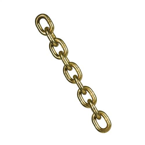 Austlift G70 Transport Chain Gold Zinc Finish 6mm/Cut Length Per Metre