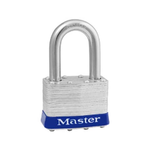 Master Lock Laminated Padlock Steel 51mm Wide Body 38mm Tall Boron Shackle