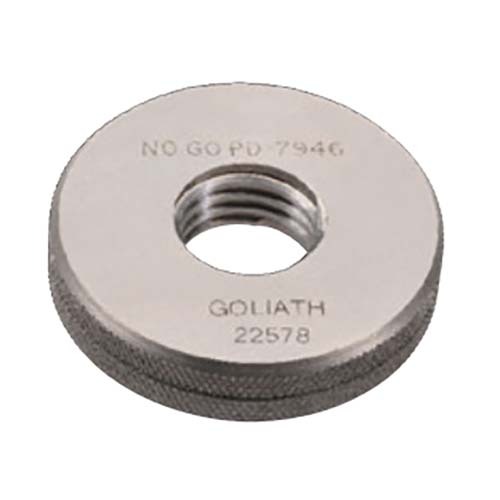 Goliath NPT Thread Ring Gauge No-Go 3/8" x 18 TPI