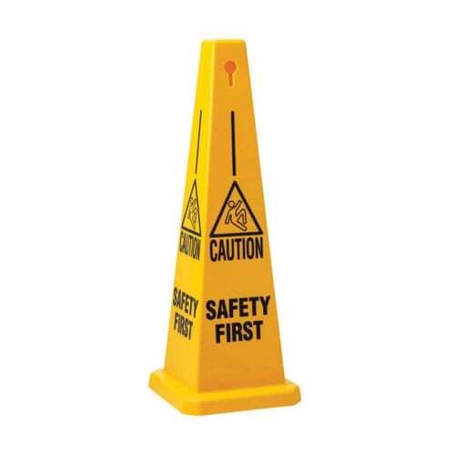 Brady Standard Safety Cone Safety First 89cm Yellow/Black