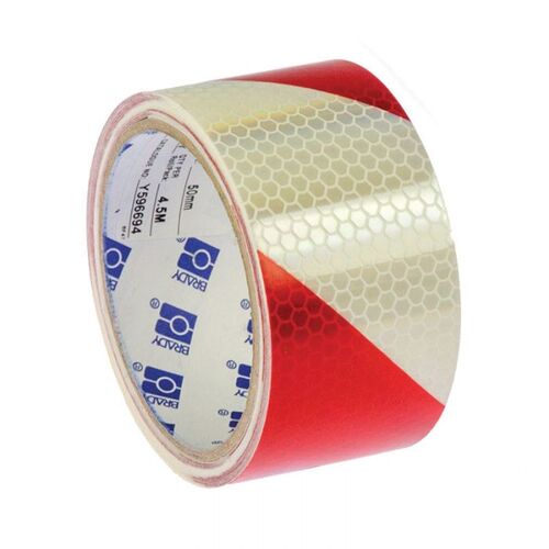 Brady Class 1 Ultra-High Intensity Exterior Tape 75mm Red/White