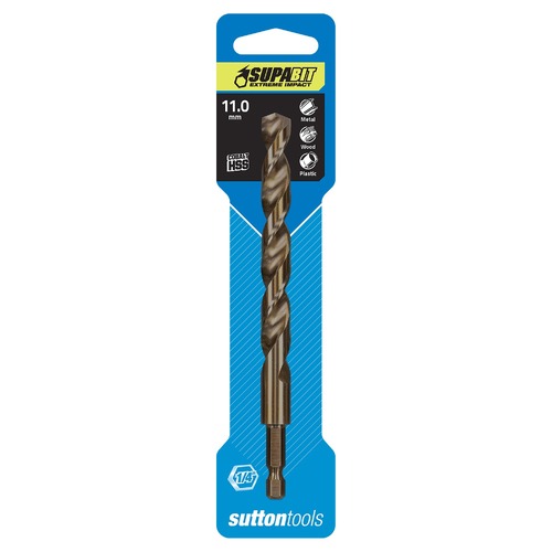 Sutton D2131100 11mm Supabit Impact Drill Bit - Jobber Drill Bit - HSS