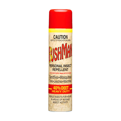 Bushman Personal Insect Repellent Aerosol 40% Deet Heavy Duty 225g