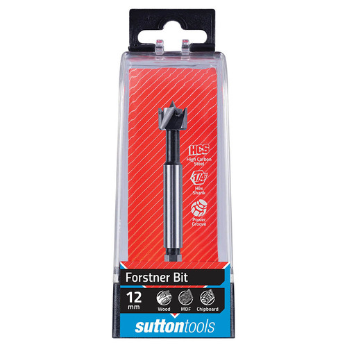 Sutton 12mm HCS Forstner Drill Bit With Quick Change Shank D5230120