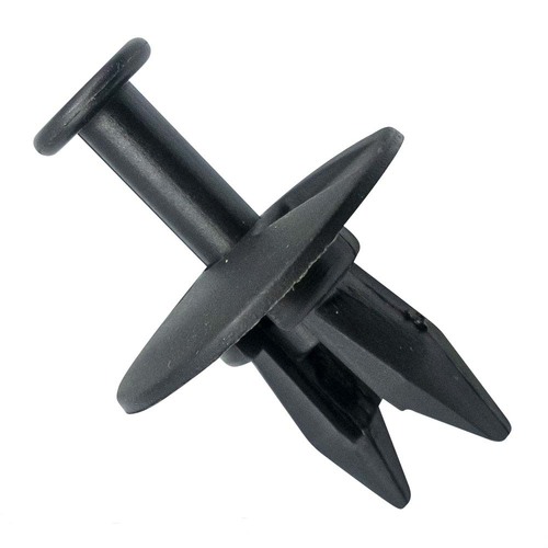 Hansa Push Rivet Matte Black 25 x 23.3mm Head, 9.5mm Hole - 30/Pack