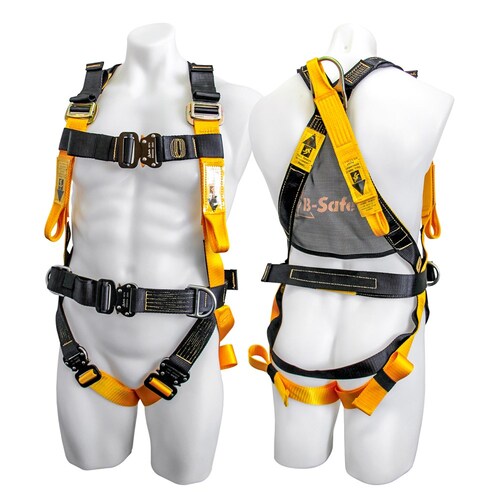 B-Safe Evolve Swift QB Pole Worker Harness W/ Quick Connect Buckle Small