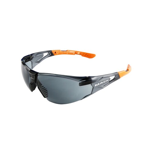 Mack Fender Safety Glasses With Anti-Fog Lens Smoke - Small