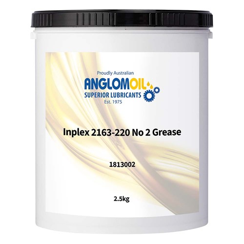 Anglomoil Inplex 2163-220 Grease NLGI No. 2 Calcium Sulphonate 2.5kg - Pack of 6
