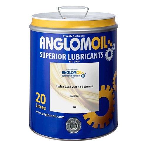 Anglomoil Inplex 2163-220 Grease NLGI No. 3 Calcium Sulphonate 20kg