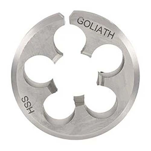 Goliath 1/4" x 28 TPI UNF HSS Left Hand  Button Die - F11DBL