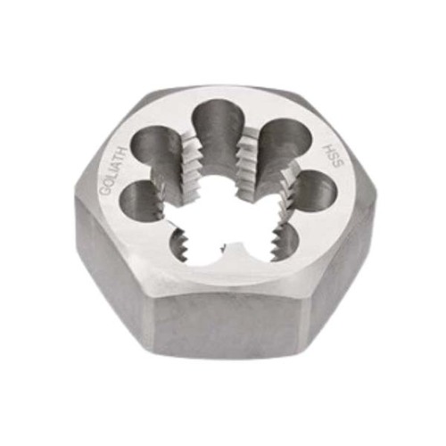 Goliath 1-1/4" x 8 TPI UN HSS Hexagonal Die Nut - FH822CJ