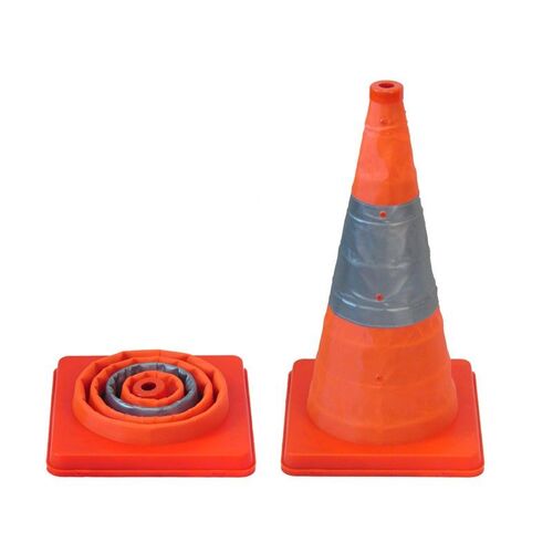 Brady Collapsible Safety Cone - 450mm Plastic Base