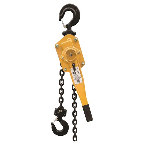 Beaver 3S Industrial Overload Lever Block 1.5m x (3200kg) 3.2T Yellow