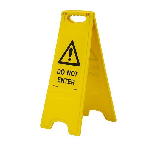 Brady Deluxe Floor Stand Do Not Enter 670 x 280mm