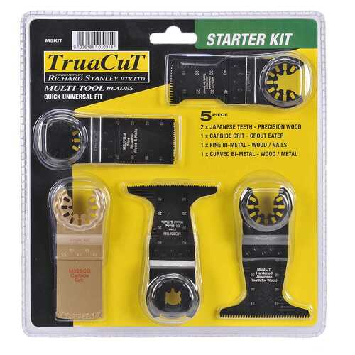 TruaCut Multi-Tool Blades Starter Kit 5 piece